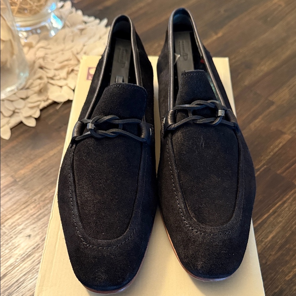 Ted Baker Dark Suede Loafers